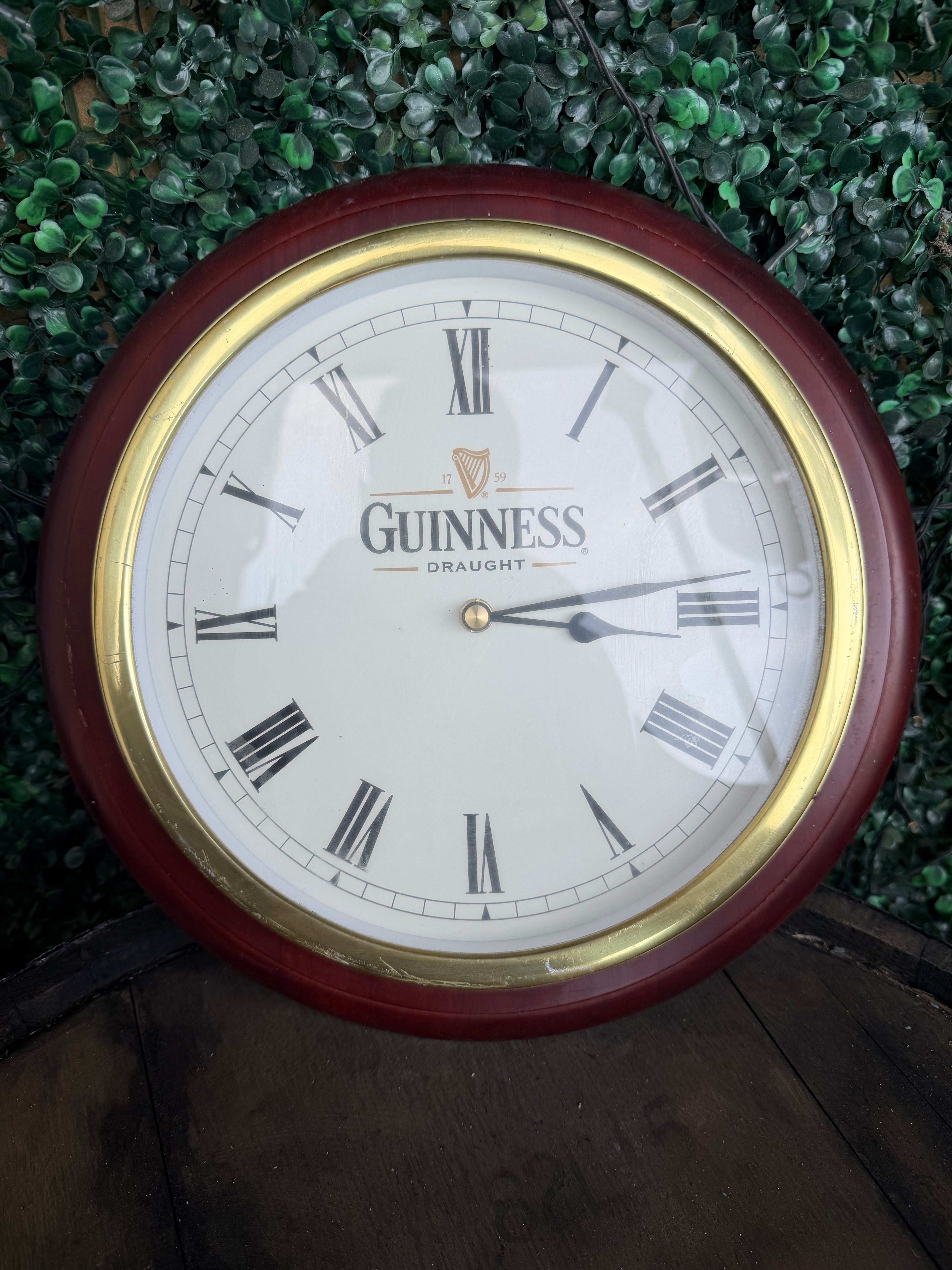 Vintage Guinness Clock