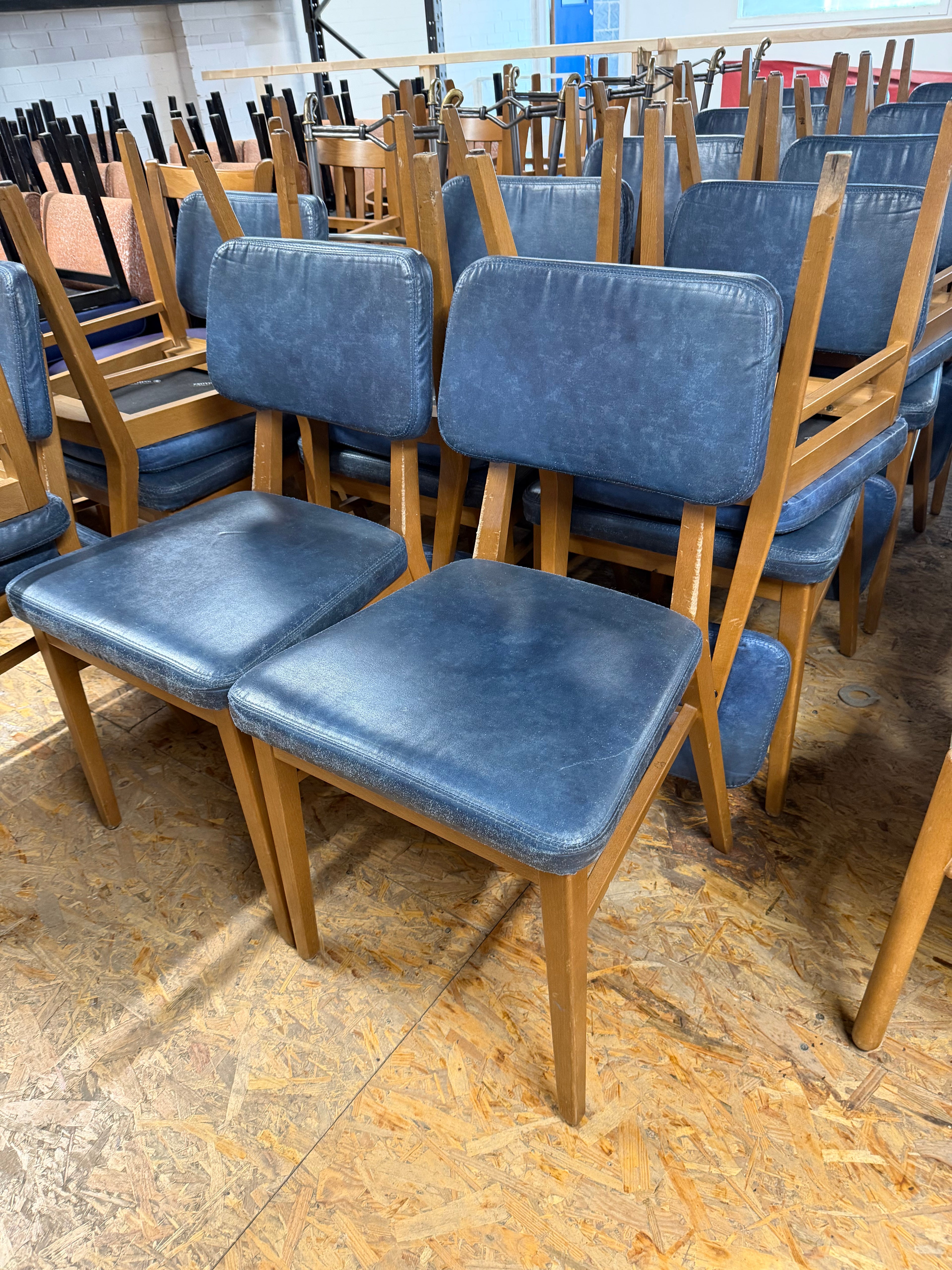 22 solid bar/restaurant chairs