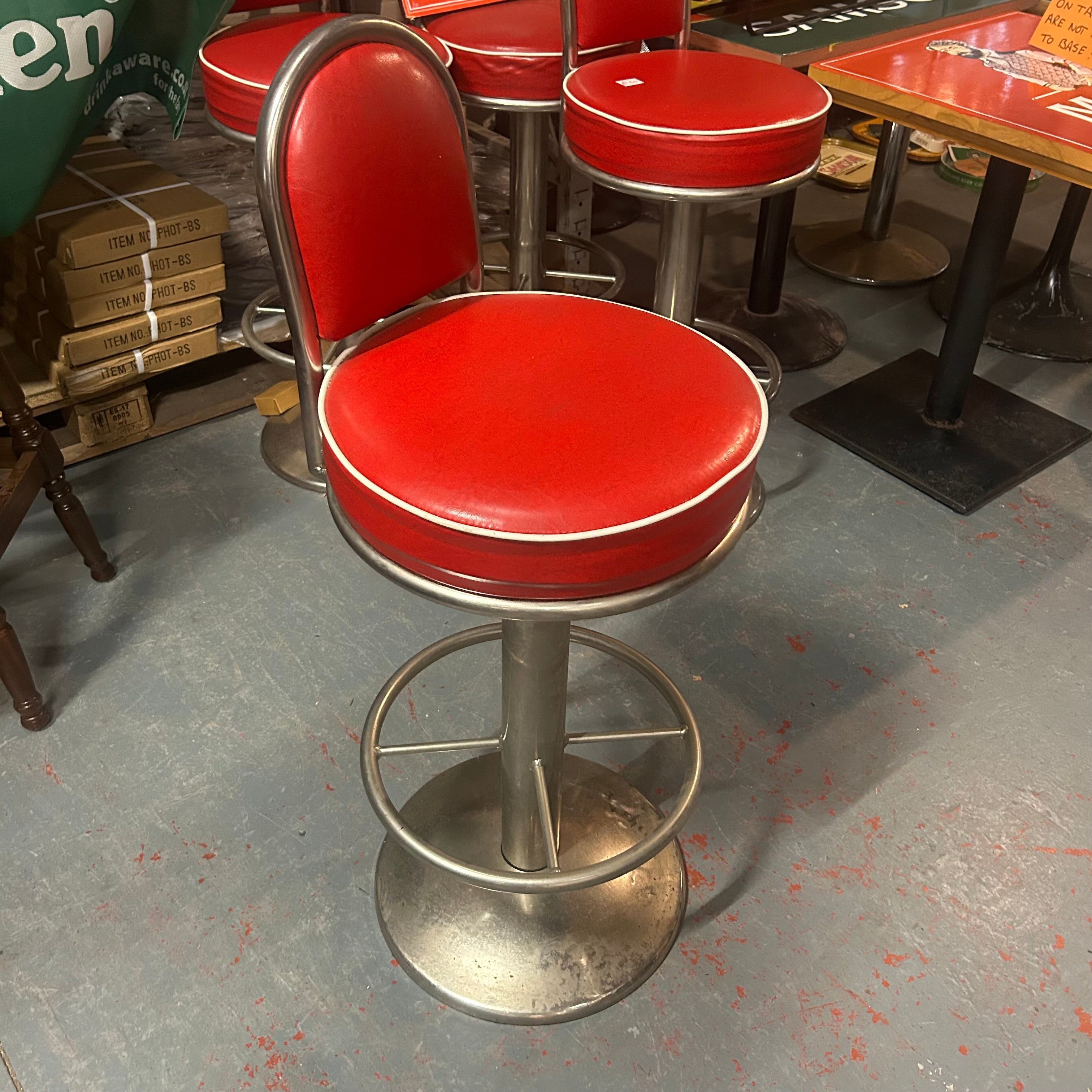 Retro American Diner Bar Stool