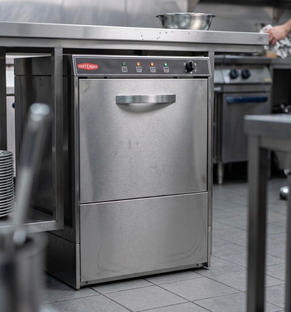 Contender Undercounter Dishwasher & Glasswasher (Drain Pump, 13A) – Efficient Commercial Dishwashing