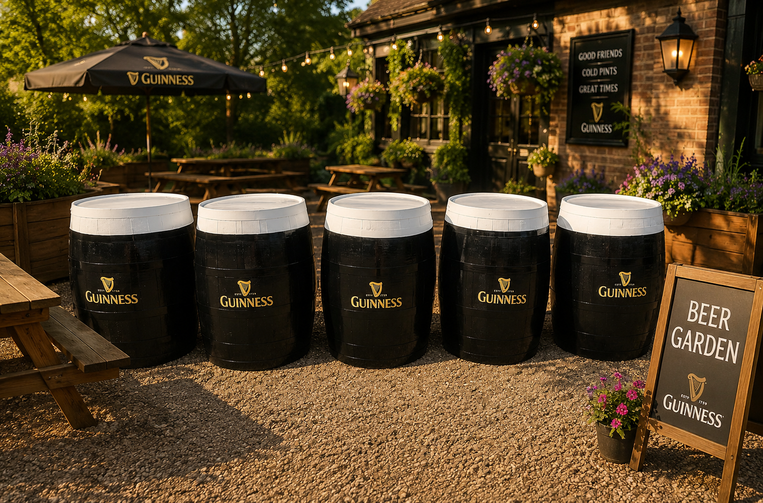 Guinness Barrel Table