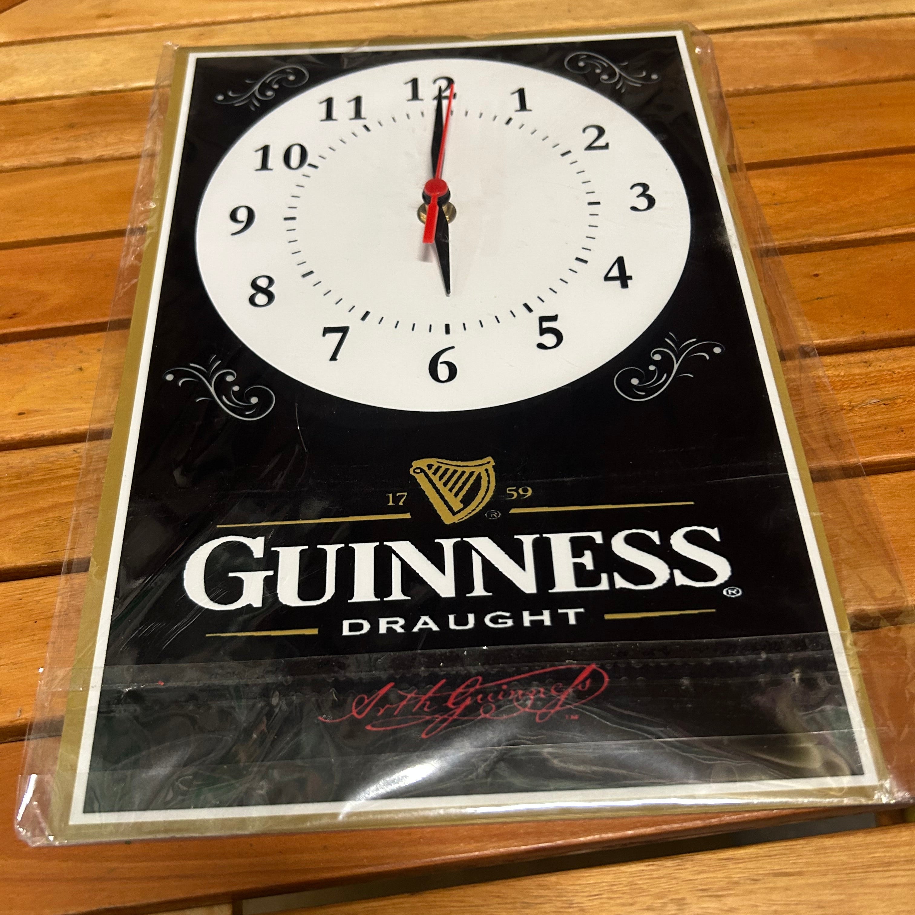 Retro Metal Guinness Wall Clock
