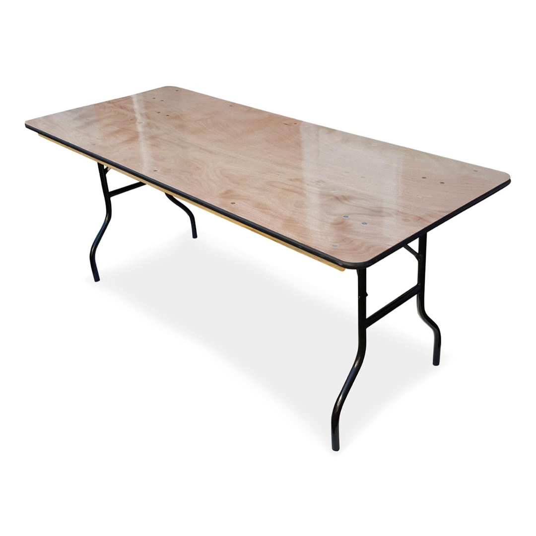 Wooden Folding 6ft Banqueting Table