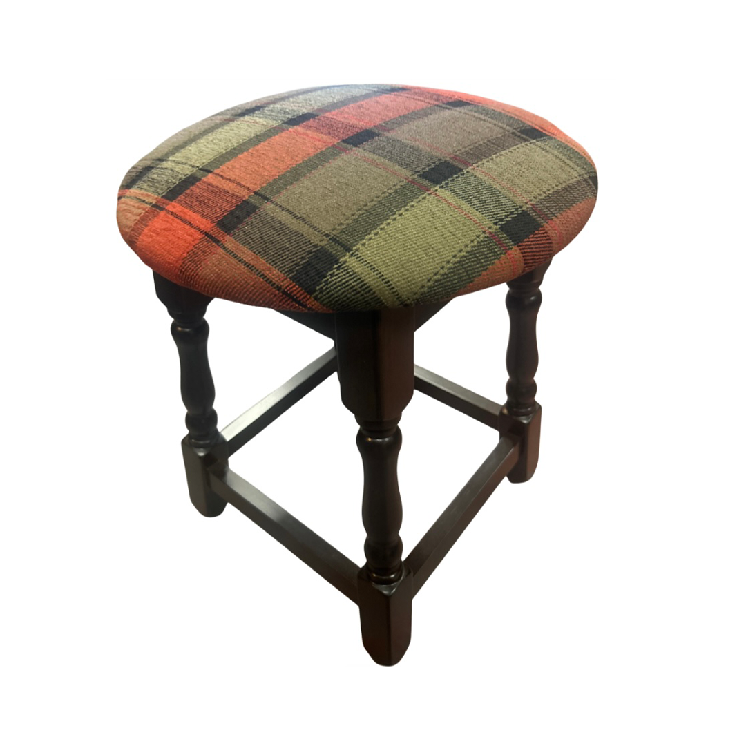 Solid Low Traditional Bar Stool