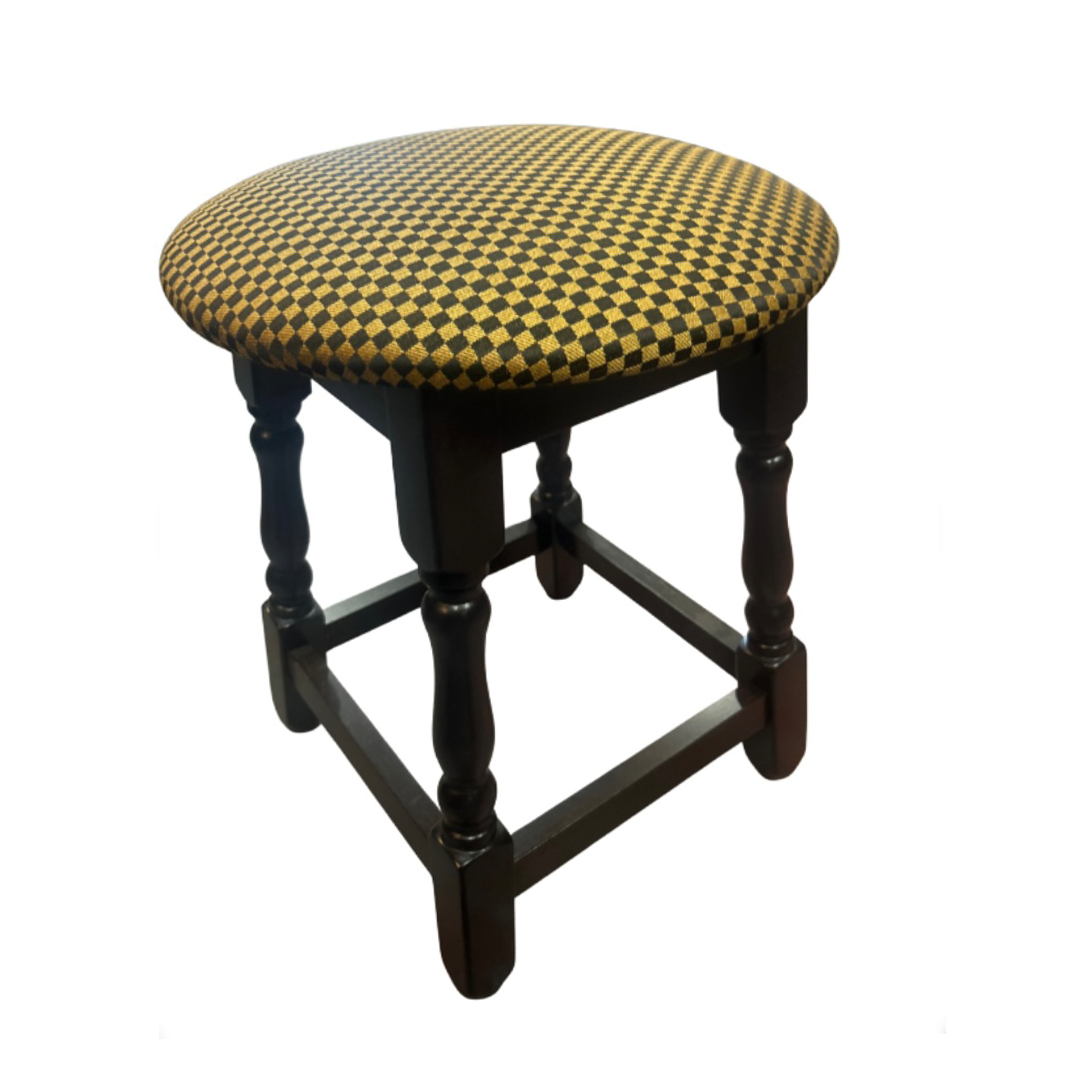 Solid Low Traditional Bar Stool