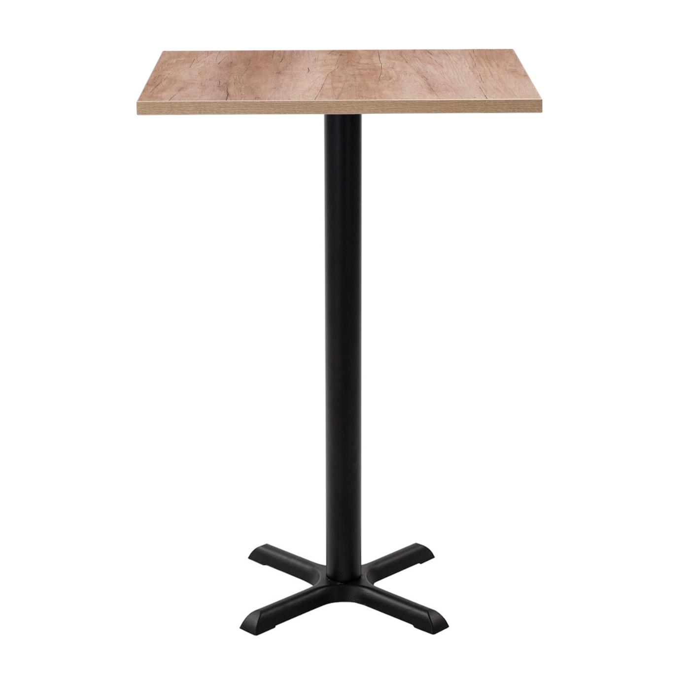 High Poseur Table Grey Nabraska Oak