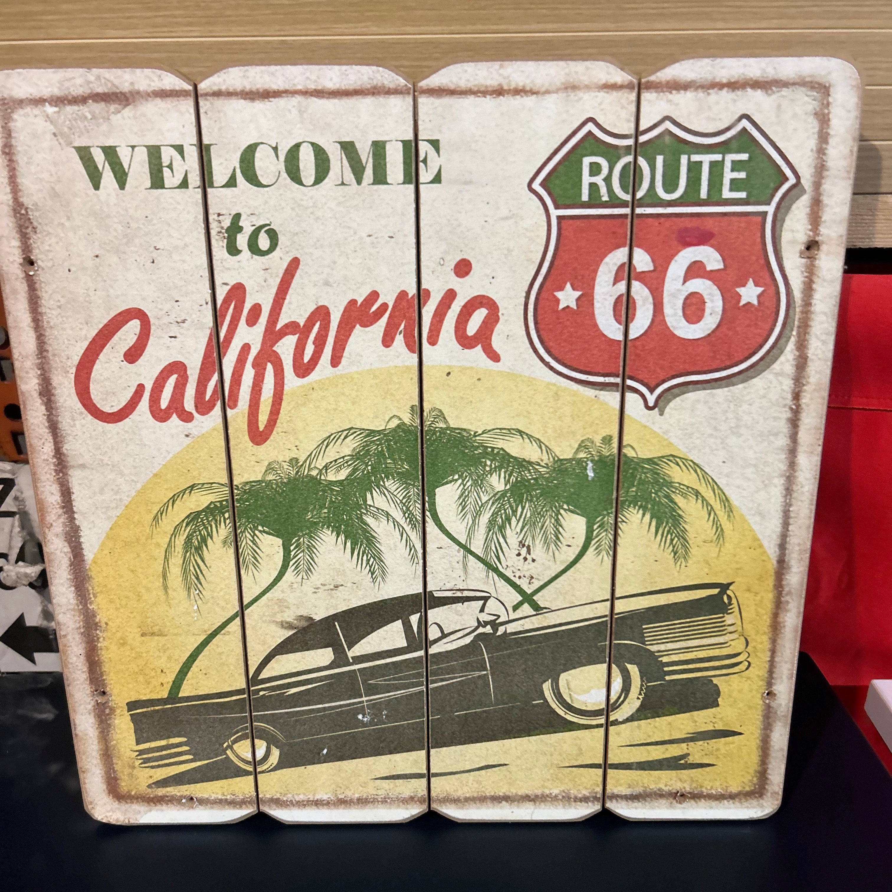 Route 66 Painted Sign