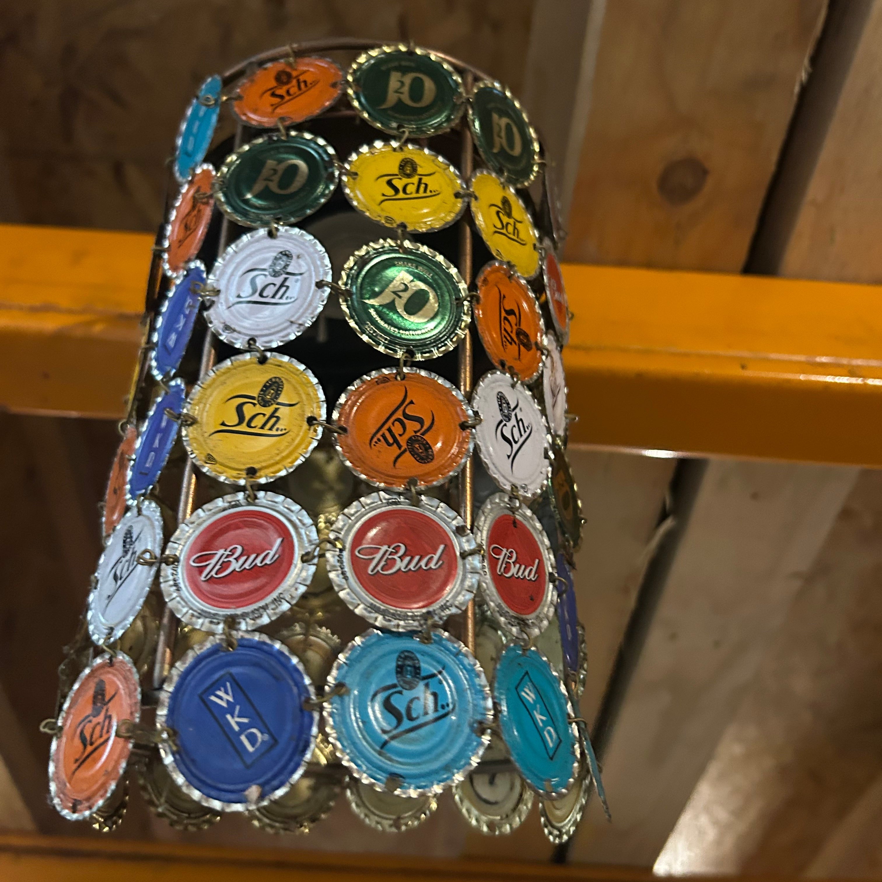 Retro Bottle Top Light Fitting