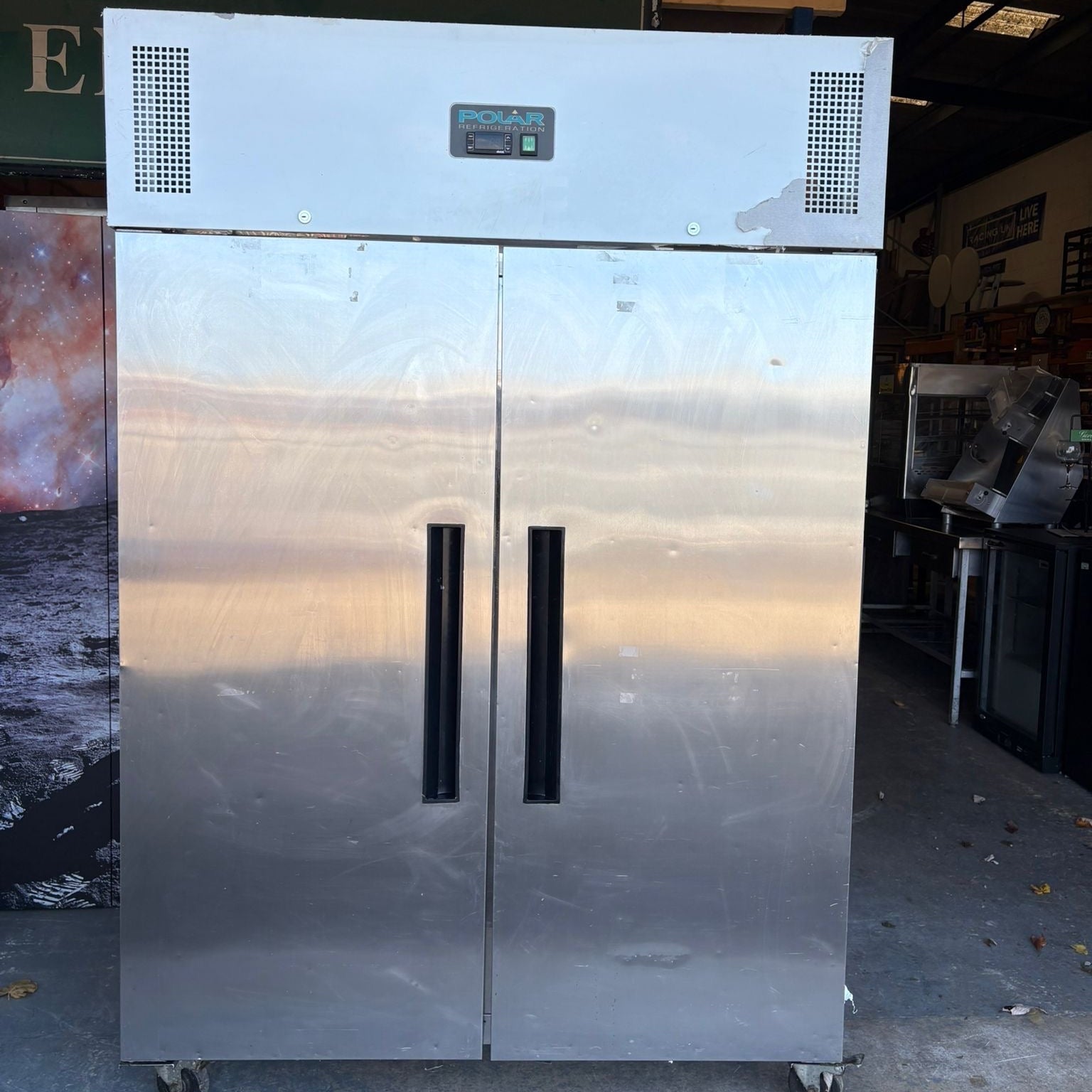 Polar G-Series Upright Double Door Fridge, 1200Ltr