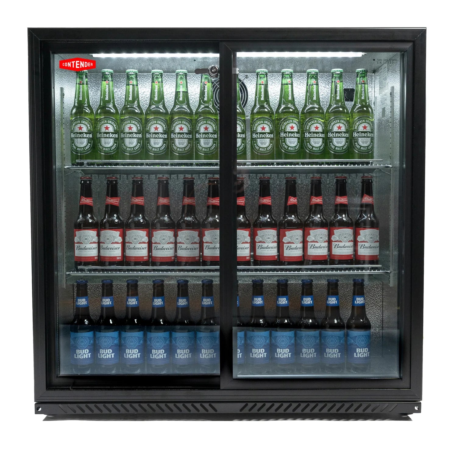 Contender Double Door Undercounter Fridge
