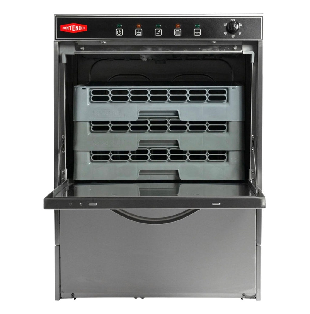 Contender Undercounter Dishwasher & Glasswasher (Drain Pump, 13A) – Efficient Commercial Dishwashing
