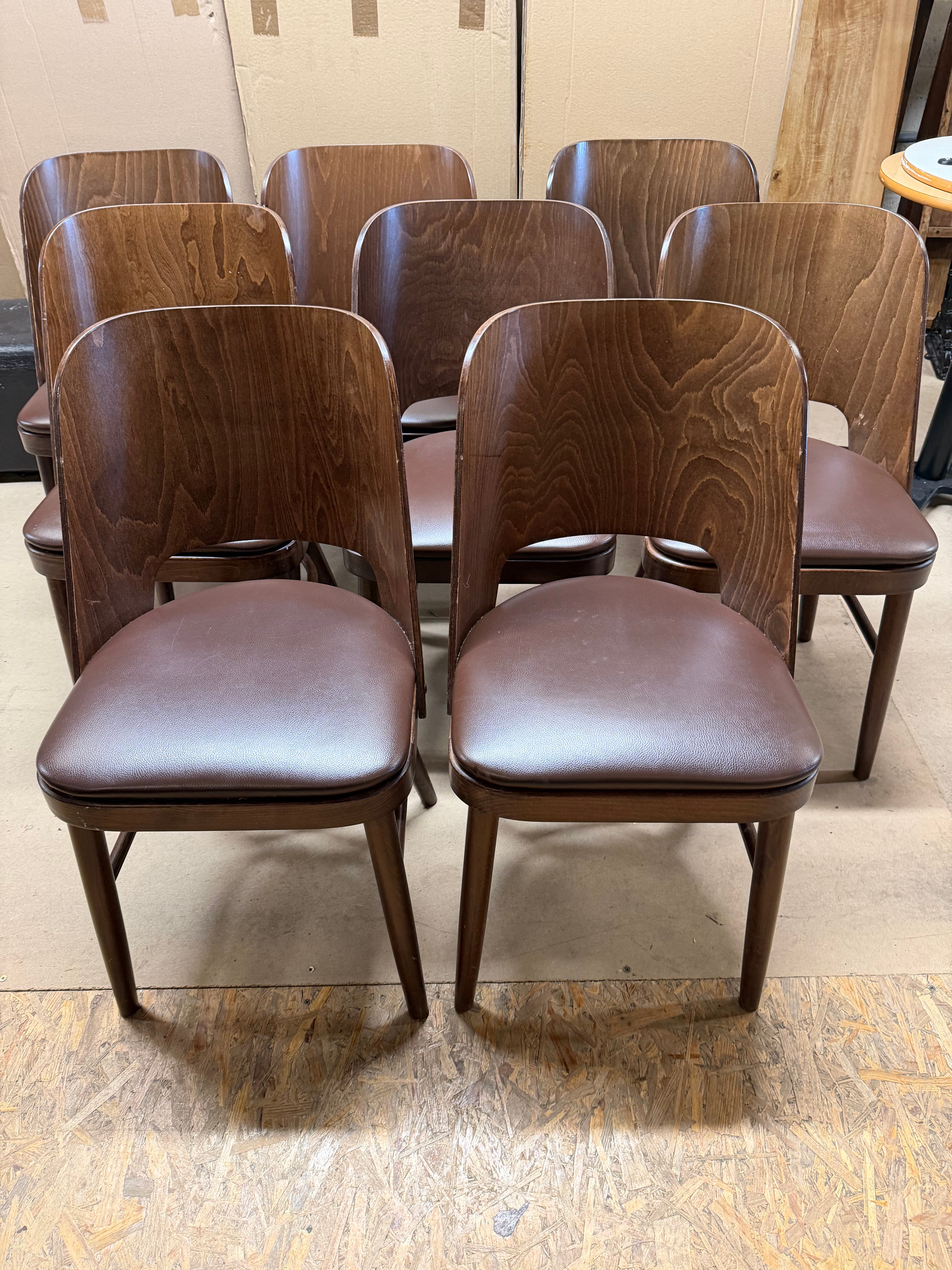 8 Solid Bar/Restaurant Chairs