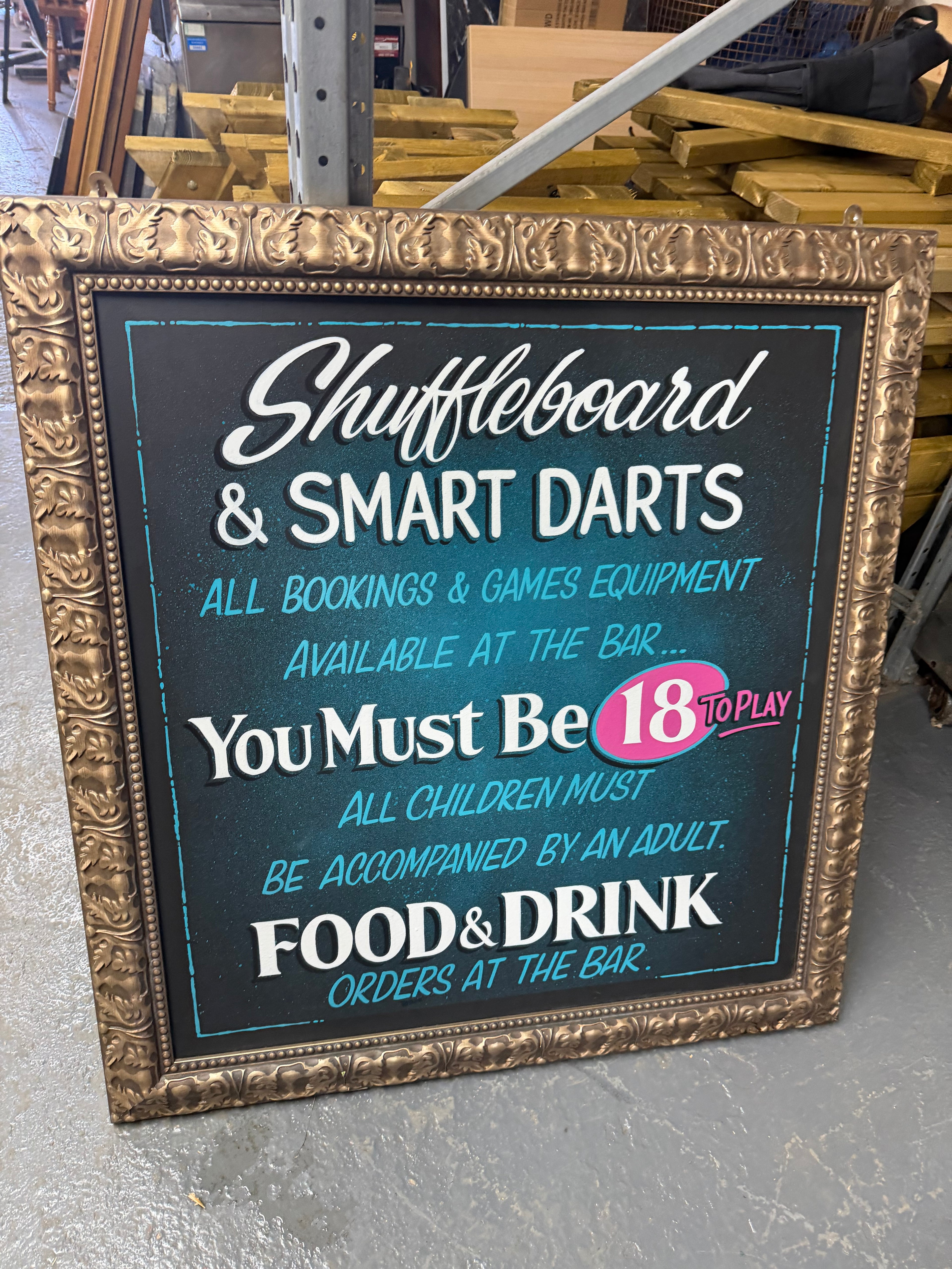 Large Wall Pub Sign
