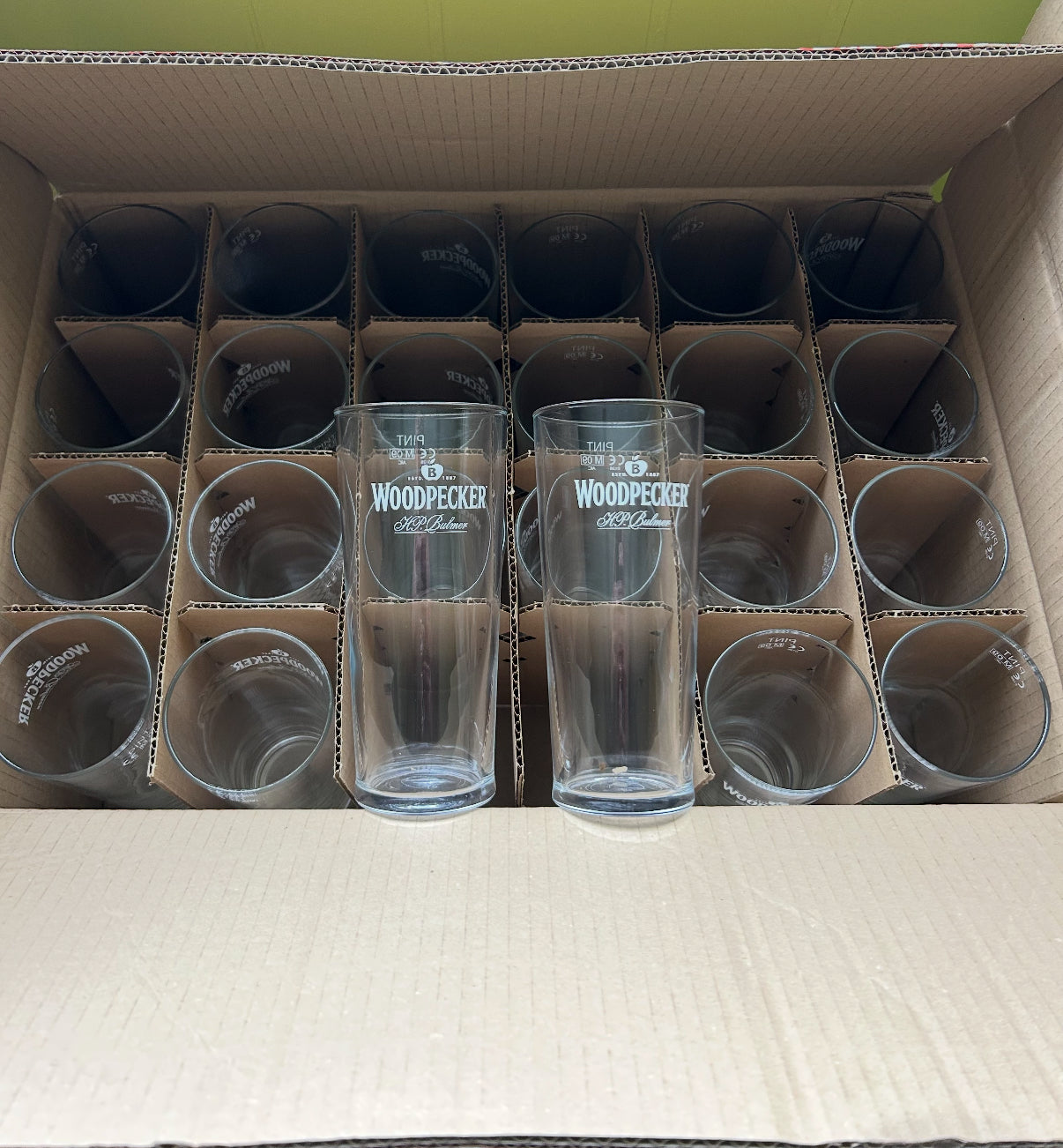 Woodpecker Pint Glasses - New