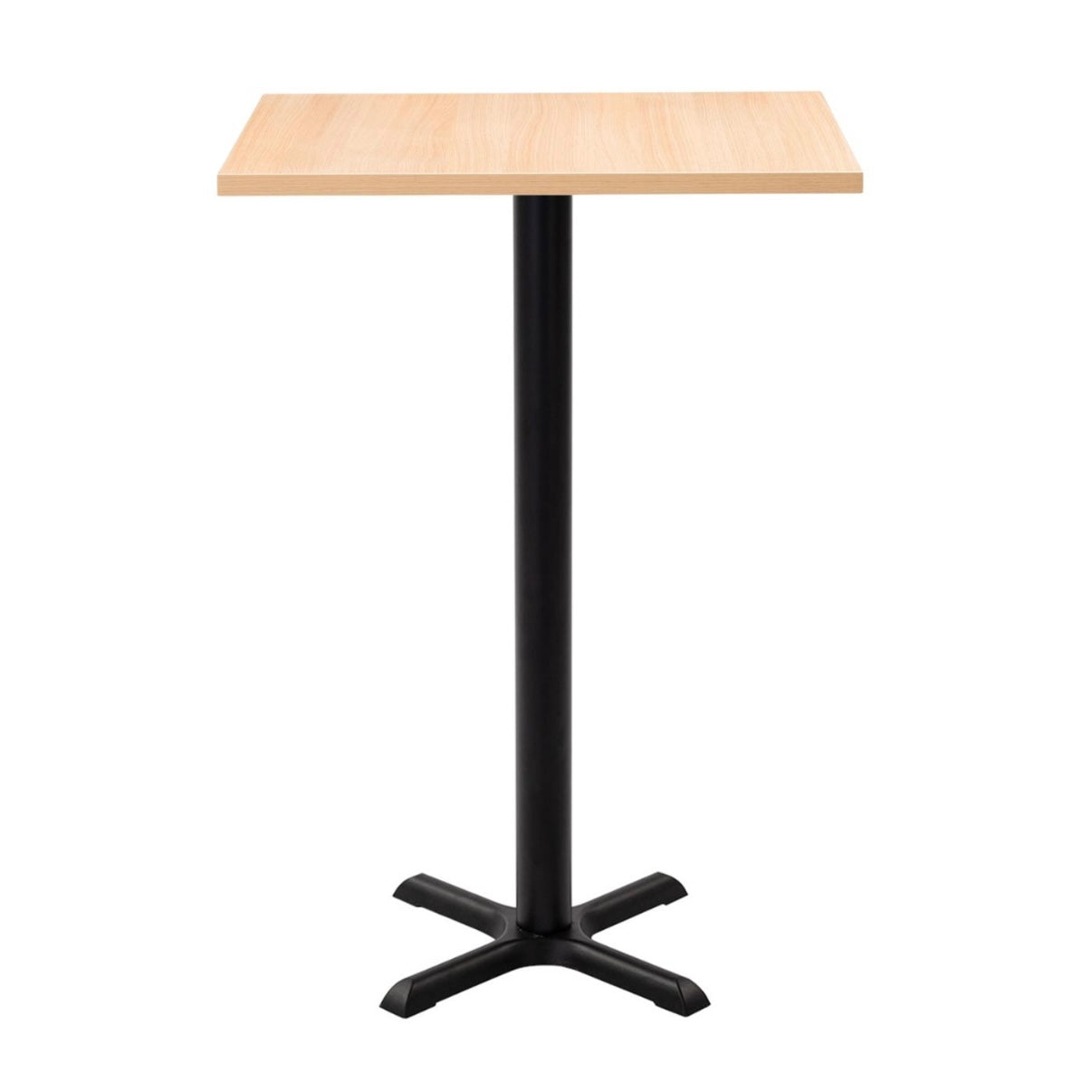 High Poseur Table - Light Wood
