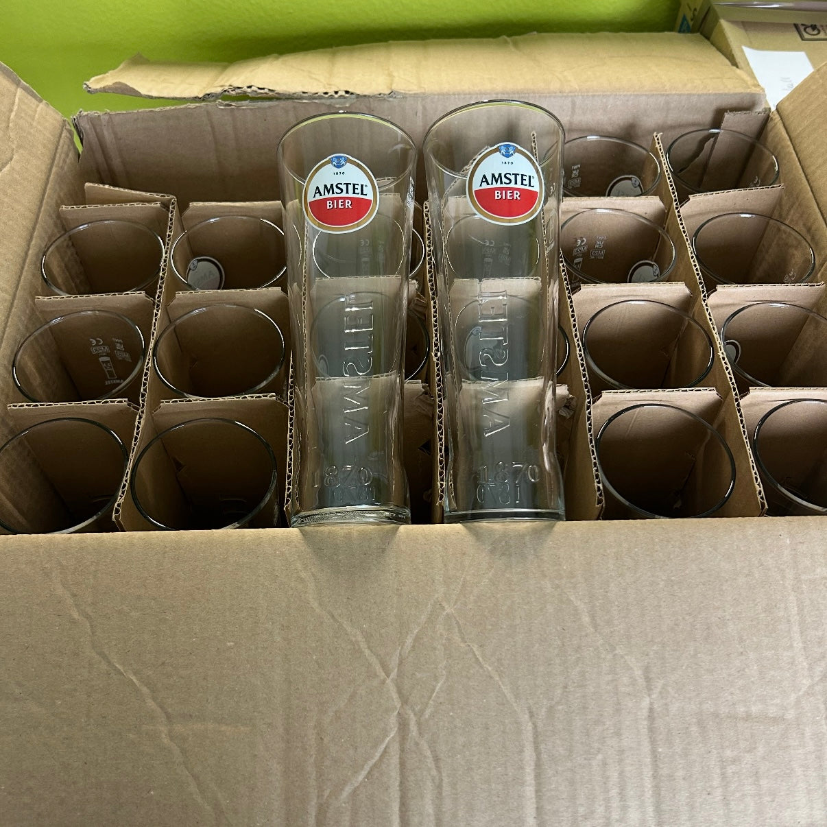 Amstel Glasses - New 24 Box
