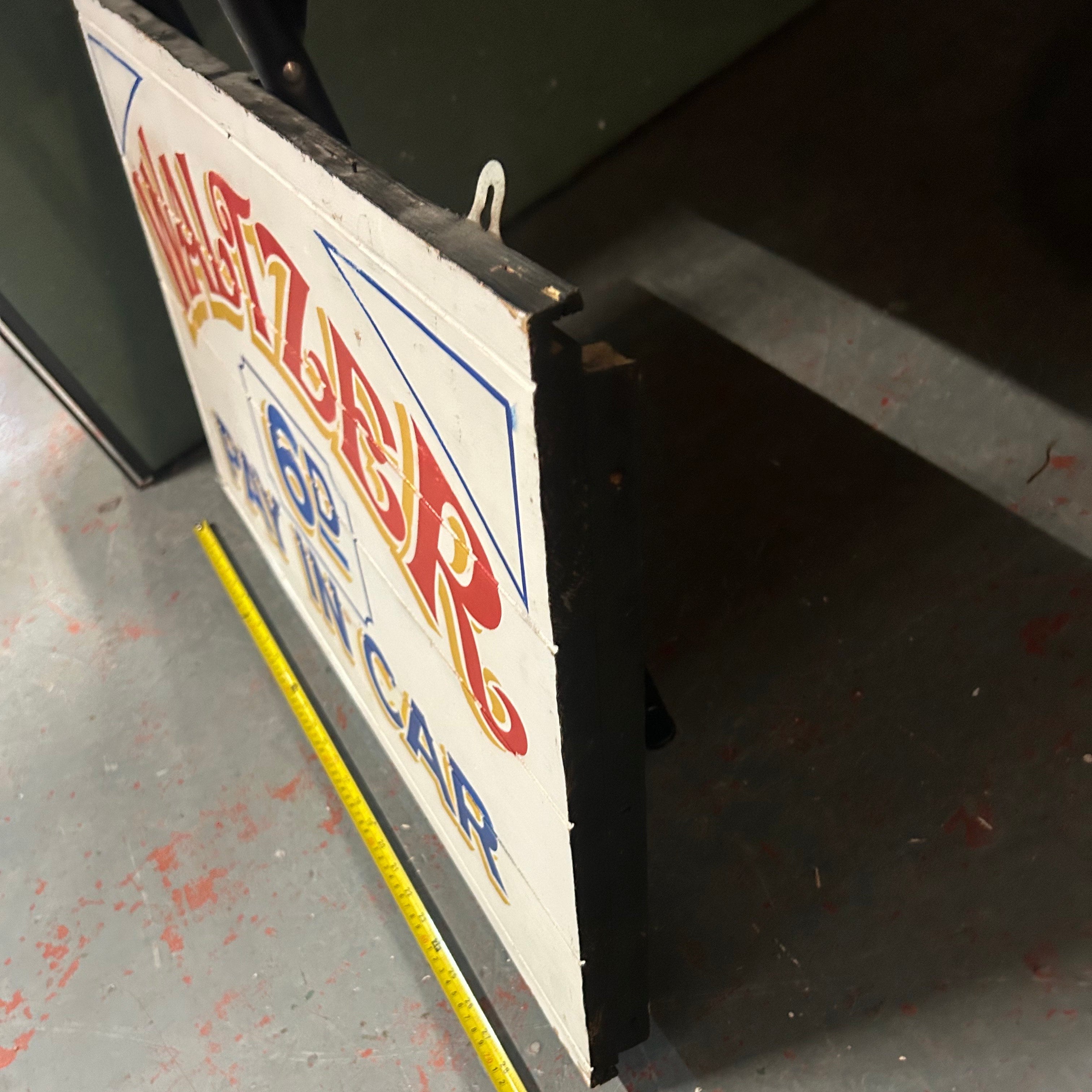 Waltzer Fairground Antique Wooden Sign