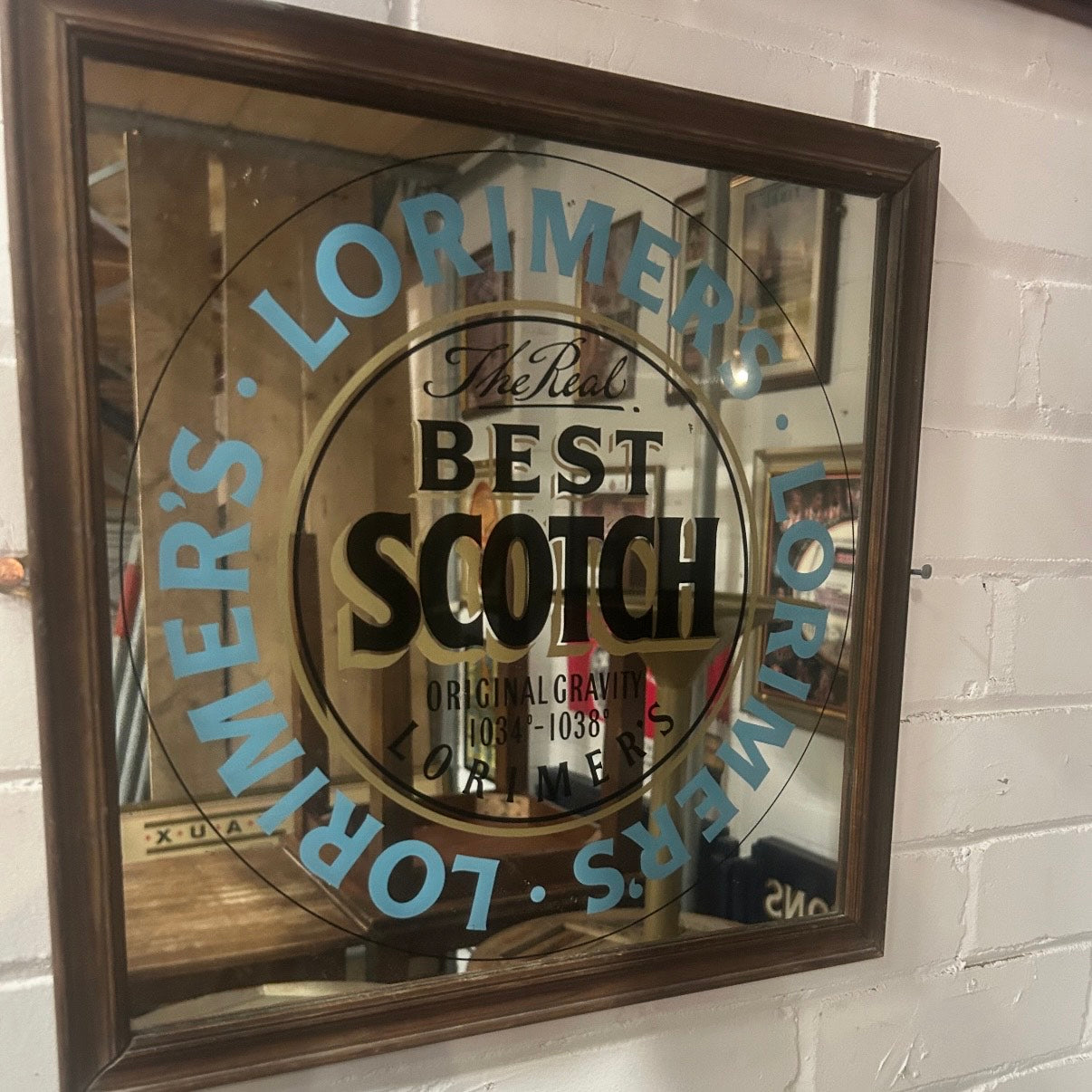 Lorimers Scotch Vintage Mirror