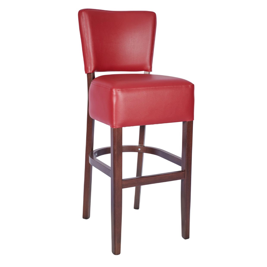 Red Leather Bar Chair/Stool