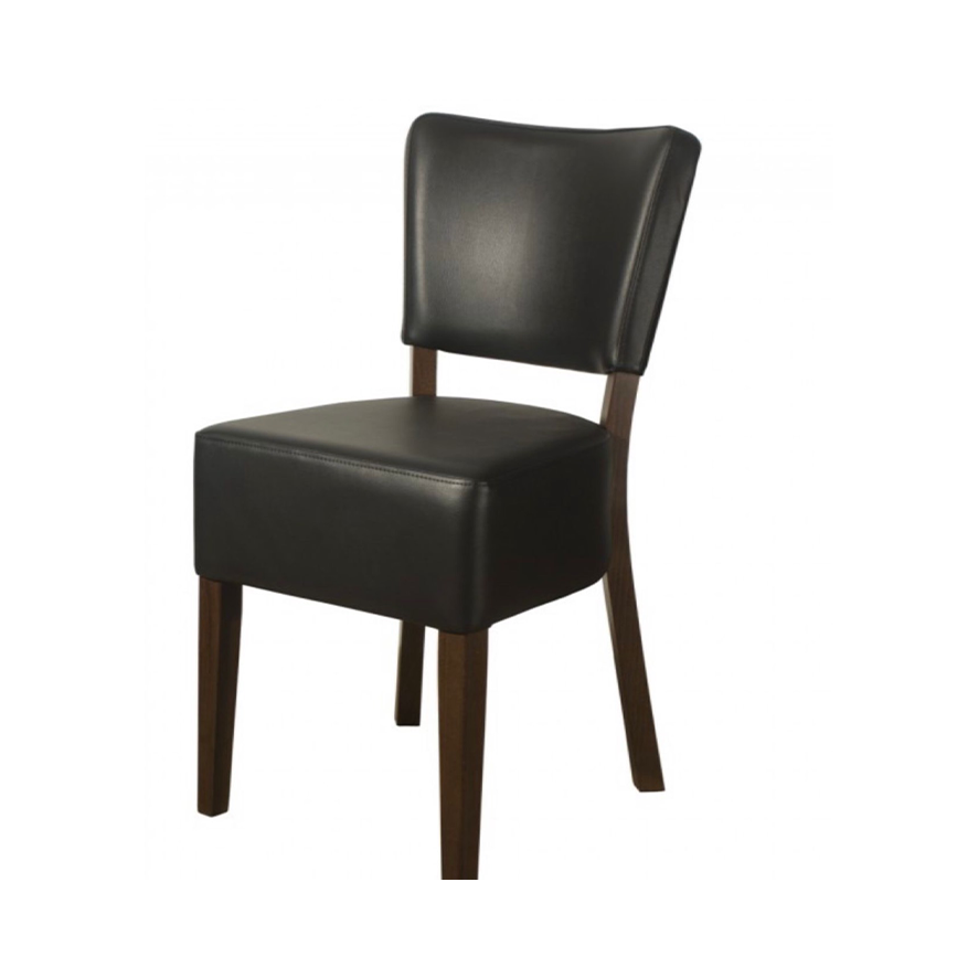 Dark Brown 1970 Leather Chair