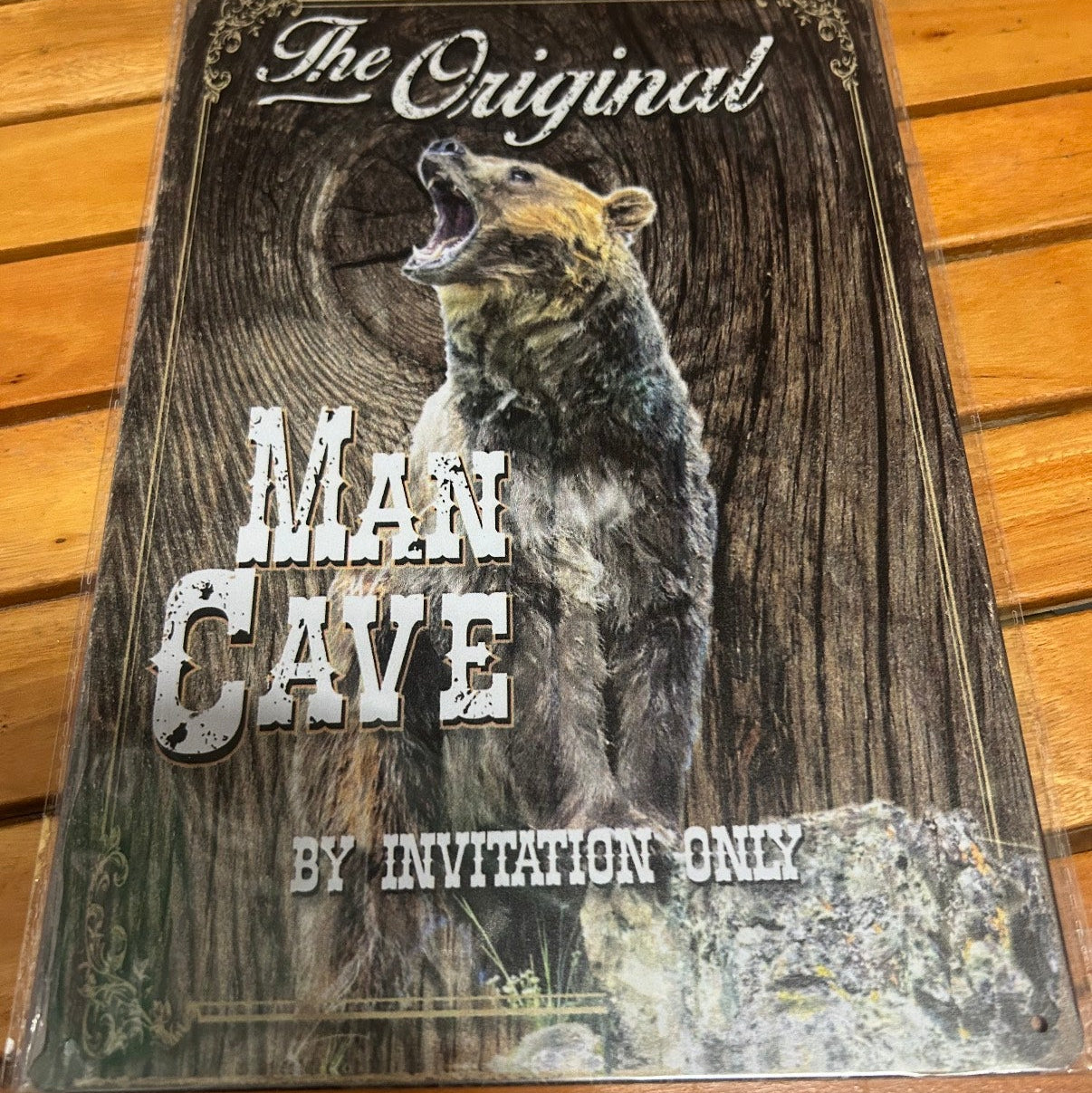 Man Cave Metal Wall Sign