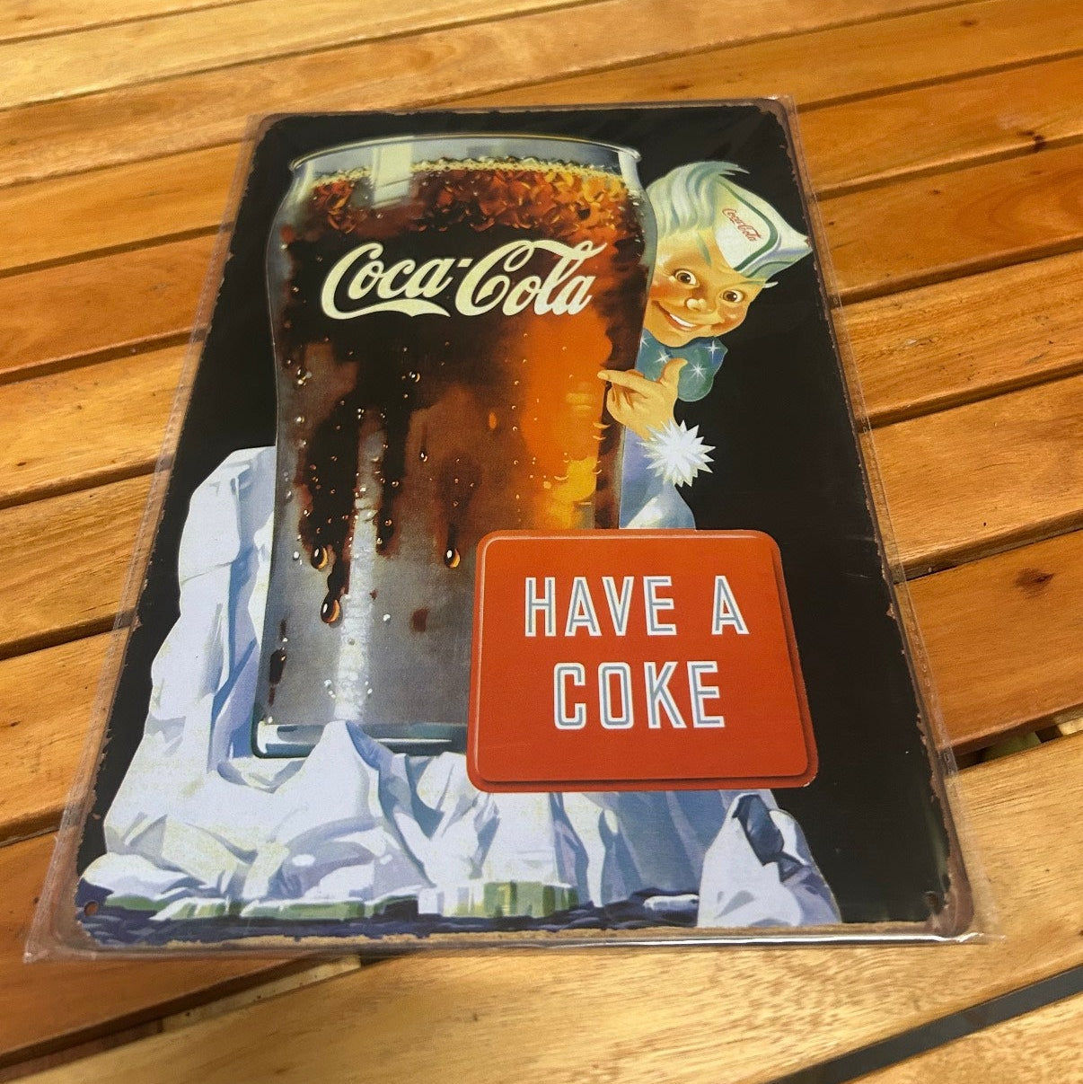Retro CocaCola Metal Wall Sign