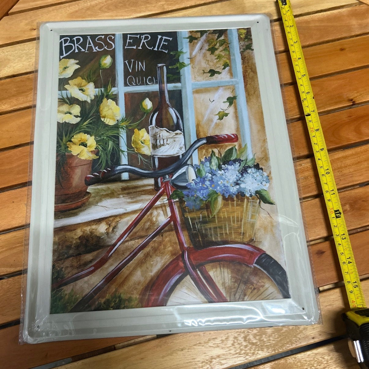 Farmhouse Window Metal Wall Sign