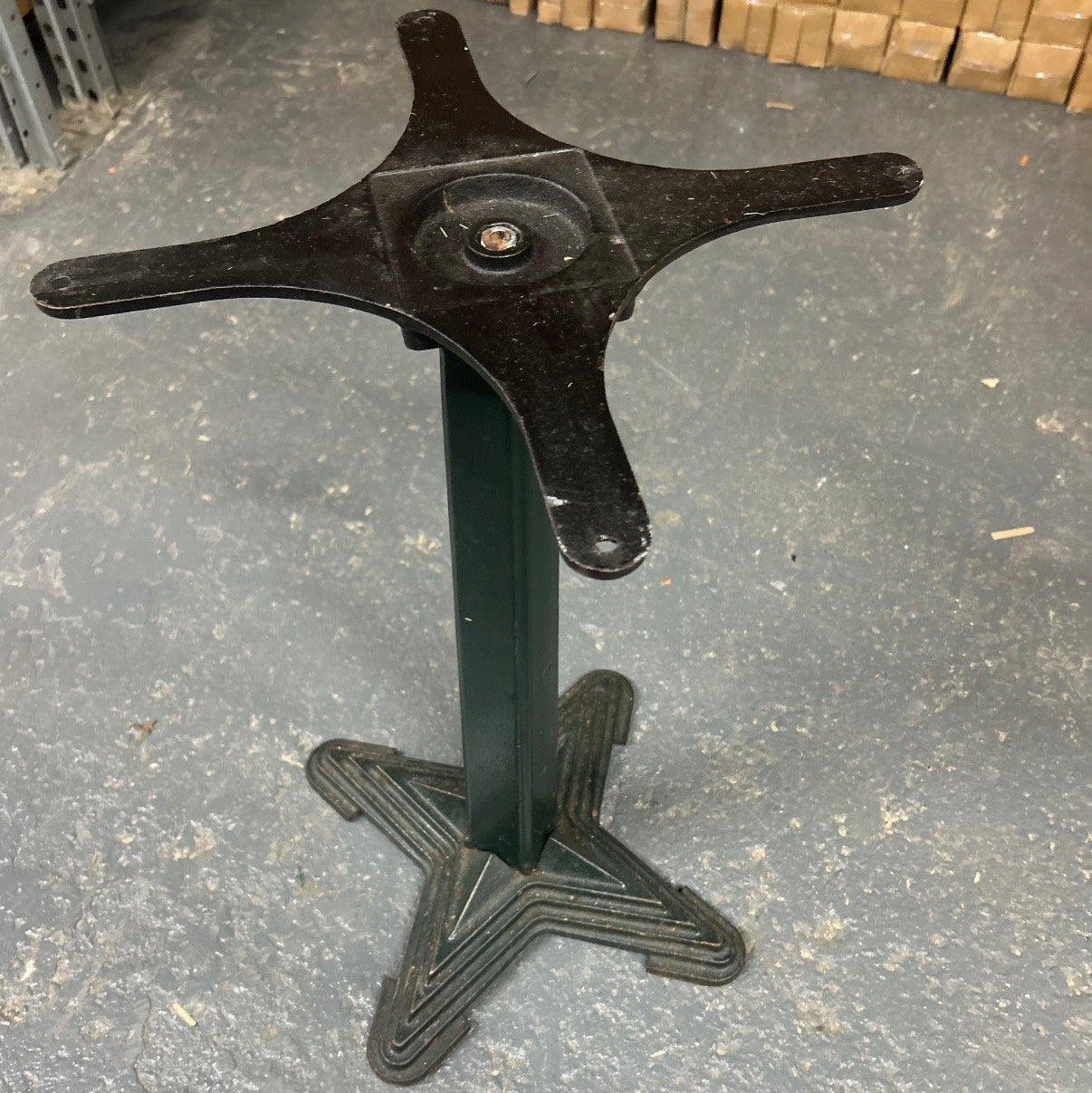 Cast Iron Star Table Base