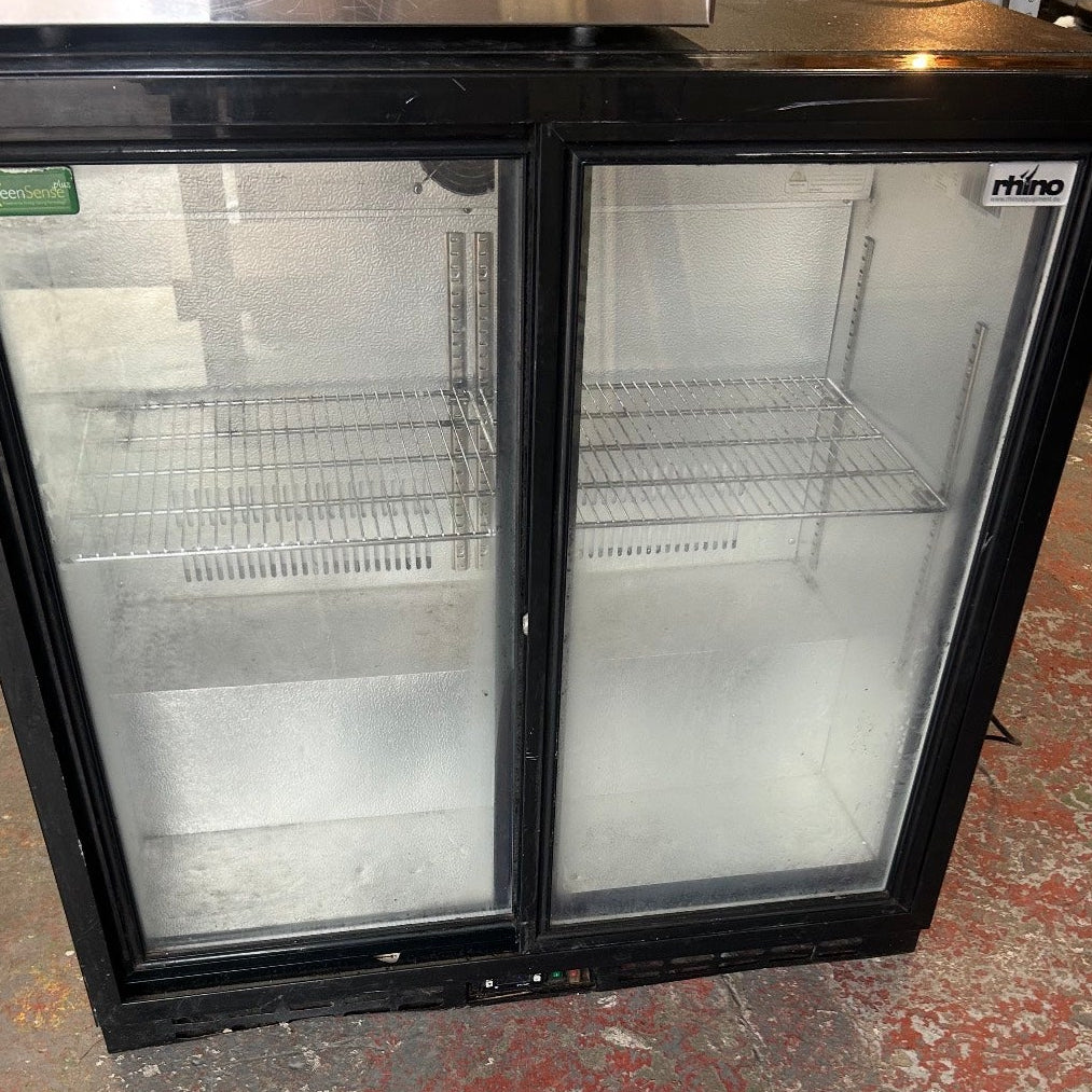 Rhino Double Door Undercounter Fridge
