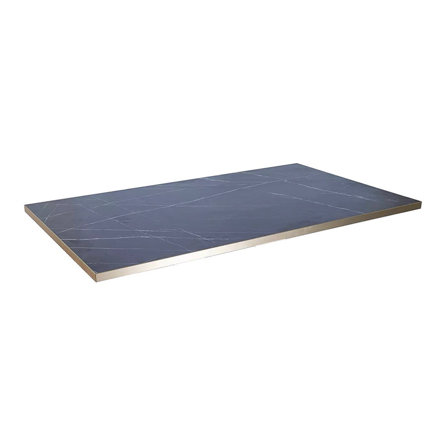 Black Marble Effect Table Top 120cm