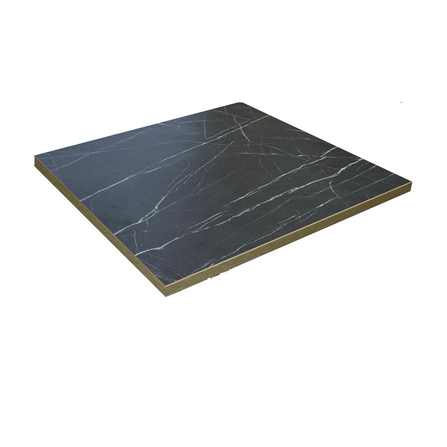 Black Marble Effect Table Top 70cm