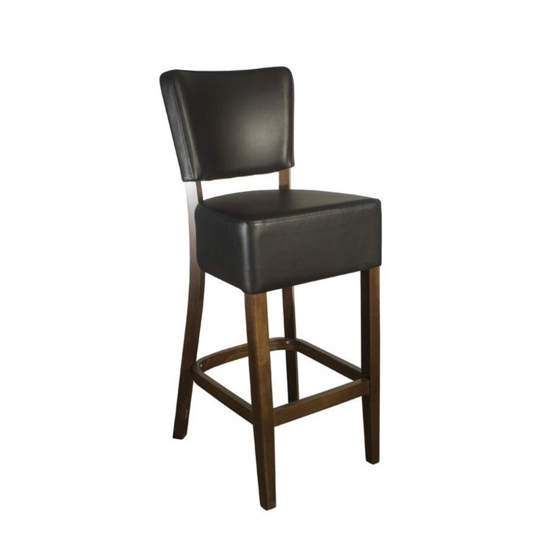 1971 Leather Bar Stool