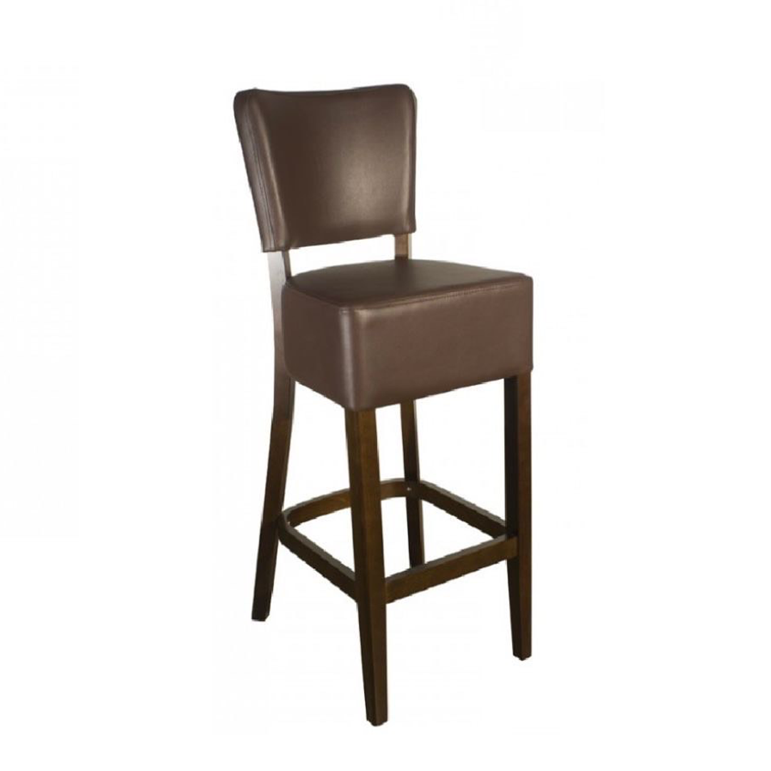 1971 Leather Bar Stool