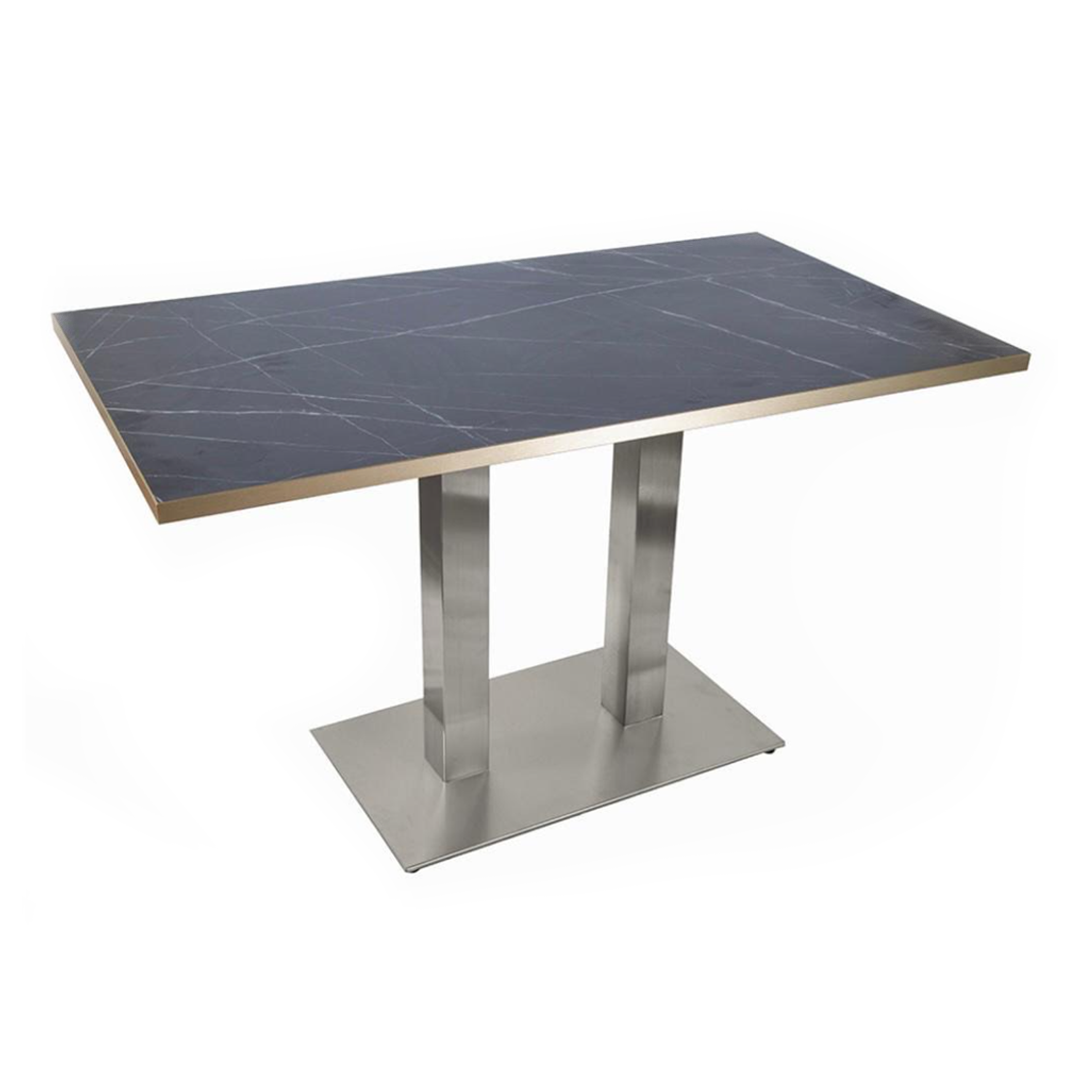Restaurant Table Black Marble effect