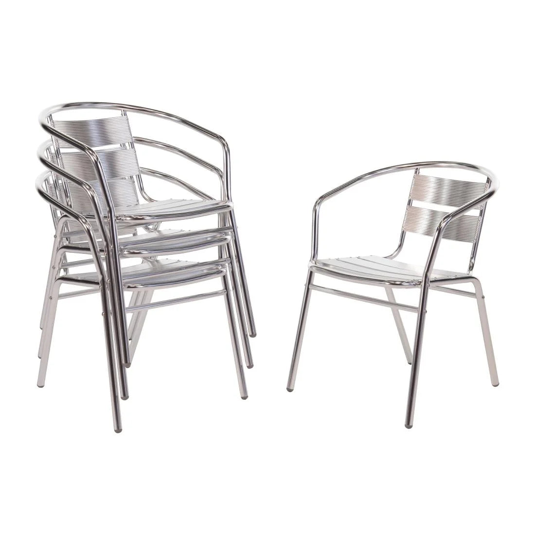 Outdoor Aluminium Stackable Chairs