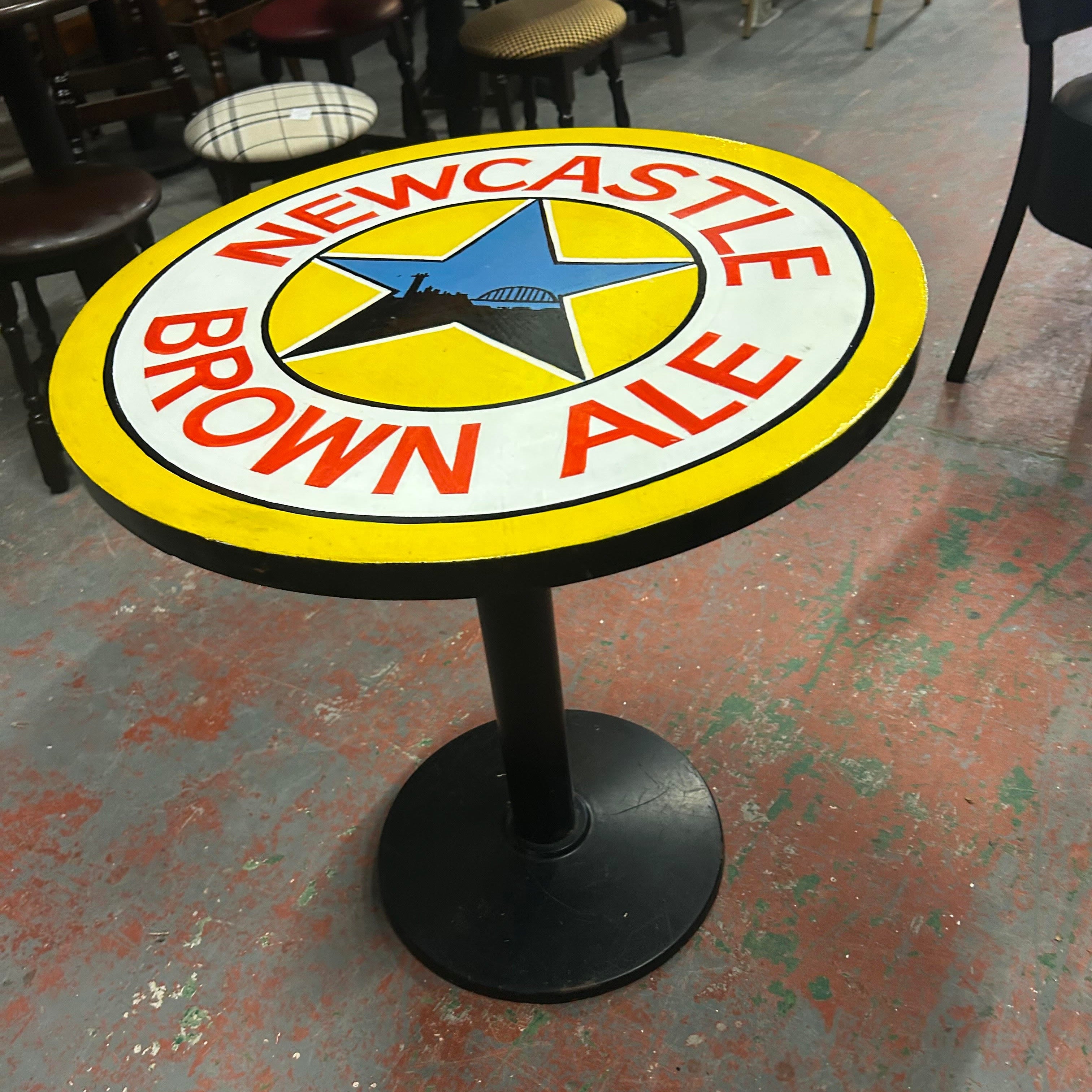 Newcastle Brown Ale Table