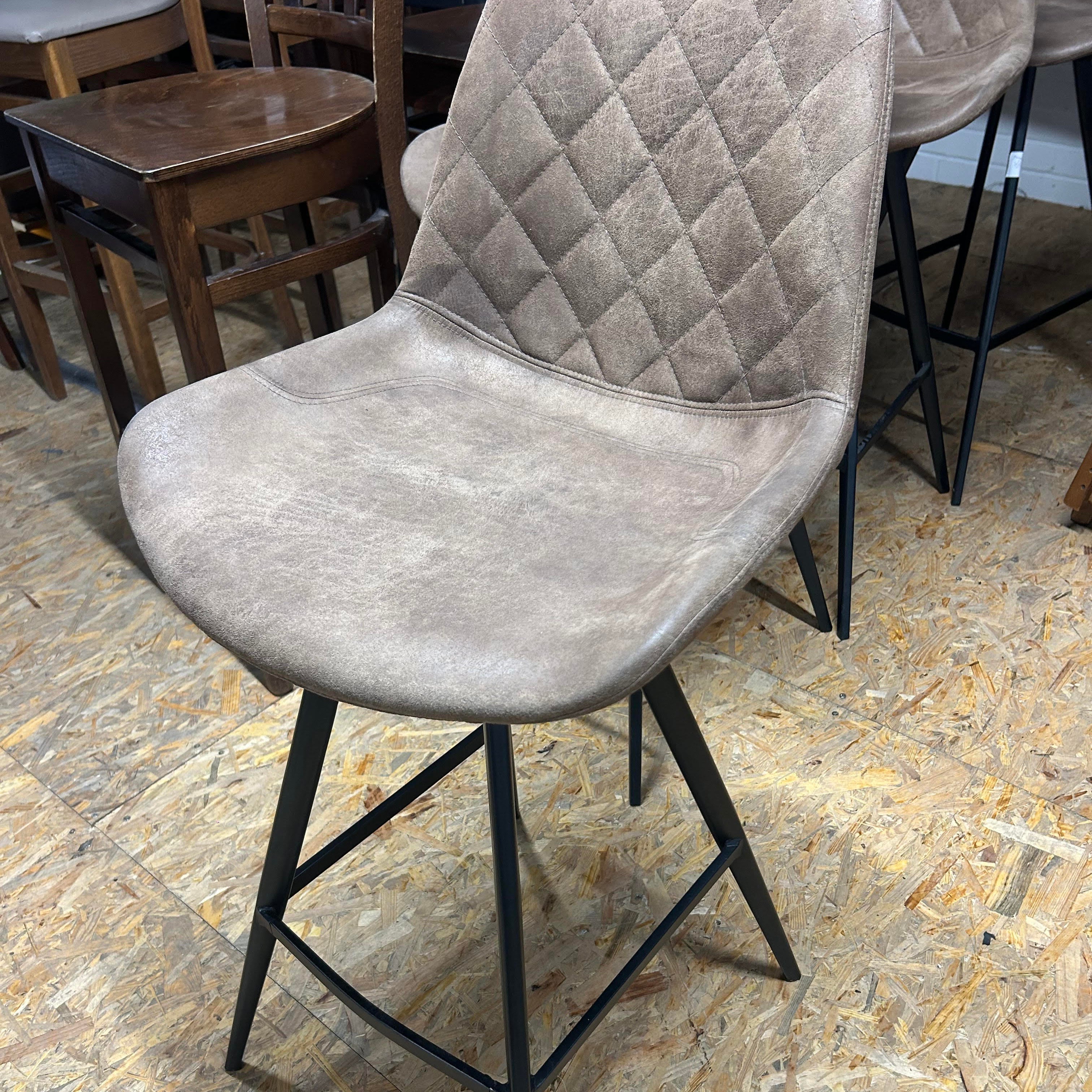 Brown High Bar Stool